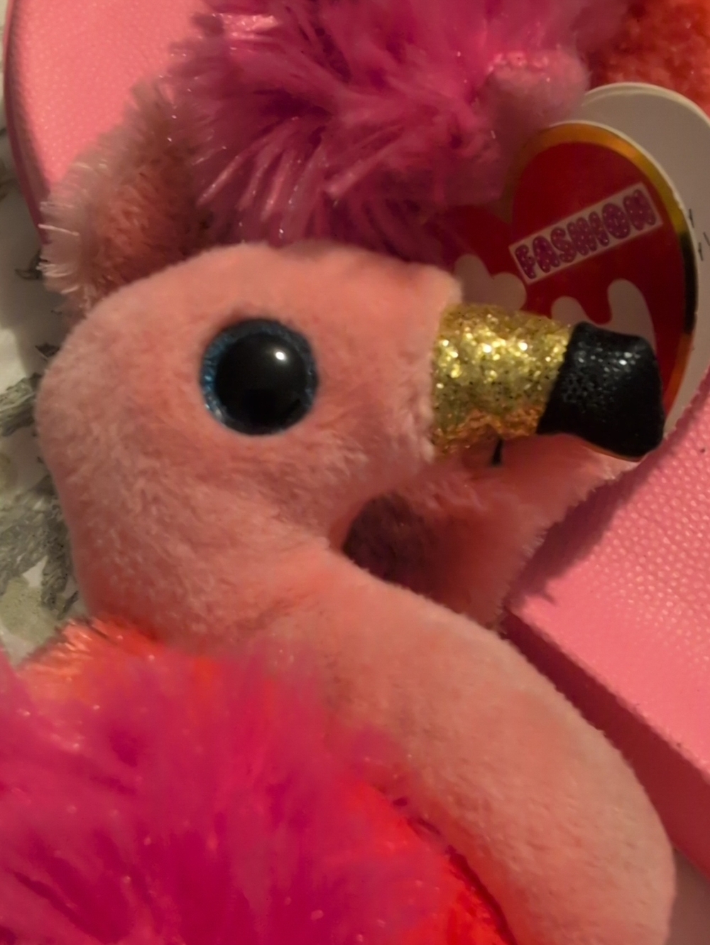 TY Beanie Flamingo Sandal Slide Shoes Size 5/7 - Picture 4 of 8